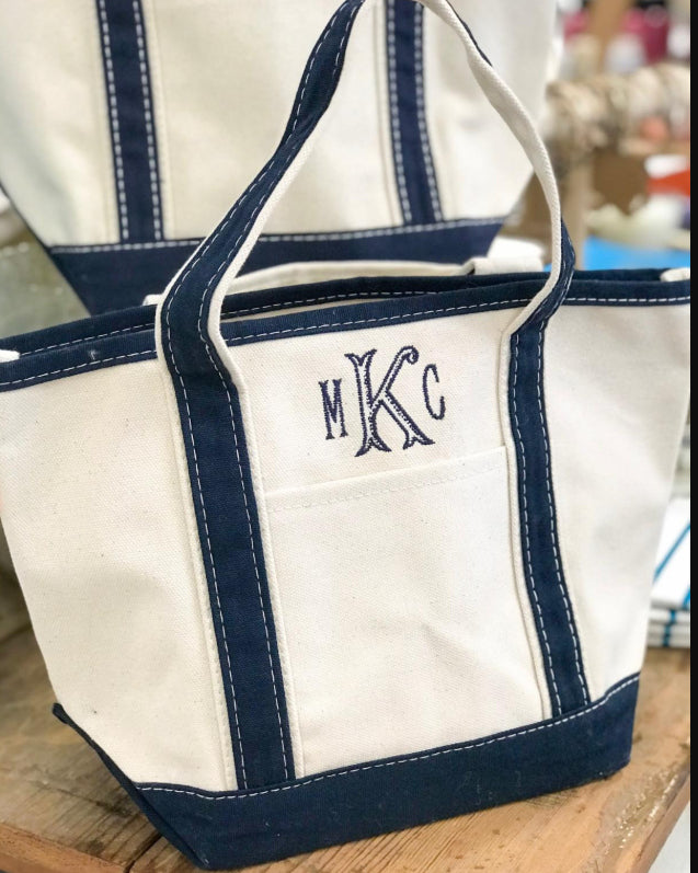 Handy Open Top Personalized Tote Lots of Colors | Preppy Monogrammed Gifts