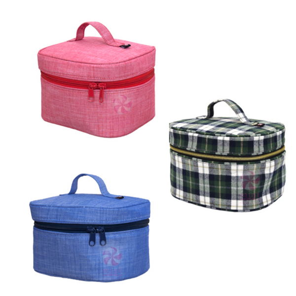 Personalized Cosmetic Case Train Style Choose Your Color | Preppy ...