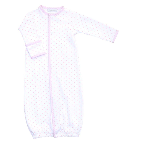 Pink Gingham Dots Converter Gown – Preppy Monogrammed Gifts