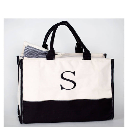 Personalized Vivera Tote Choose Color | Preppy Monogrammed Gifts