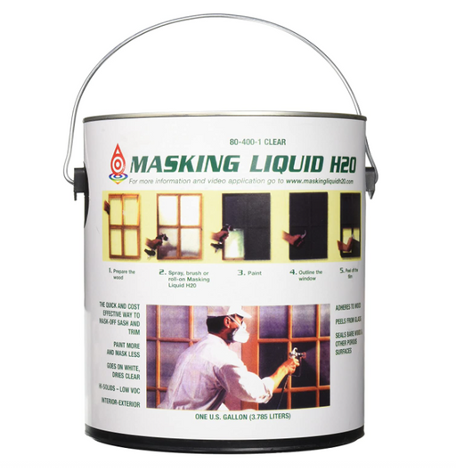 Associated Paint 80-400-4 1 Quart Clear Masking Liquid H2O