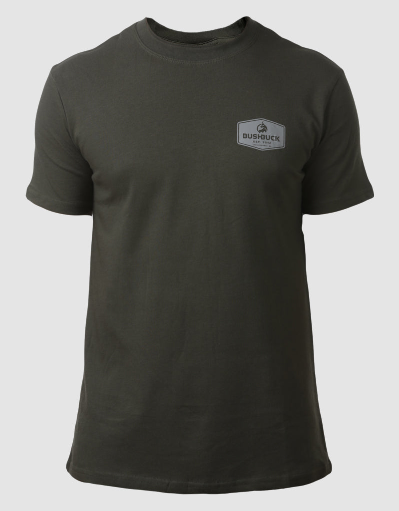 Badge Logo T-Shirt | Bushbuck Cotton Tee for Everyday Wear