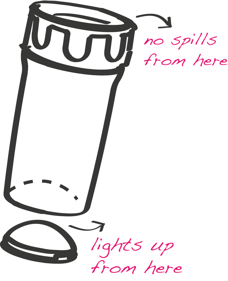 litecup - no spill sippy cup & nightlight