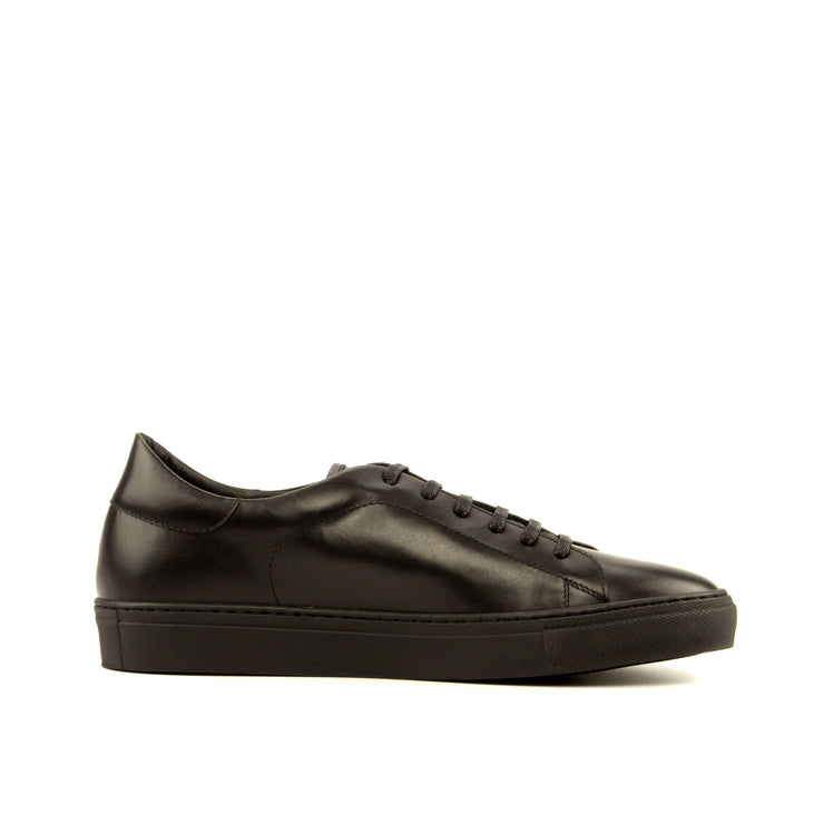 Nuno Black Leather Sneaker | Idrese