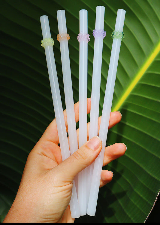 Jumbo Size Glass Cluster Straws – Arlie Pemberton