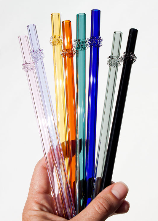 Glass Gem Straws