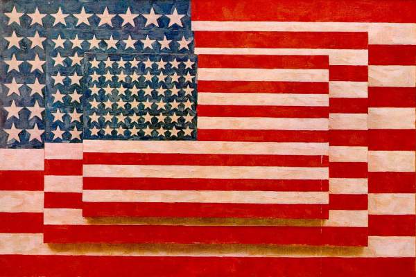 Jasper Johns, 'Three Flags', 1958