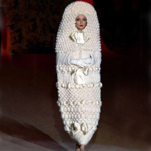 YSL Knitted Wedding Dress, 1965