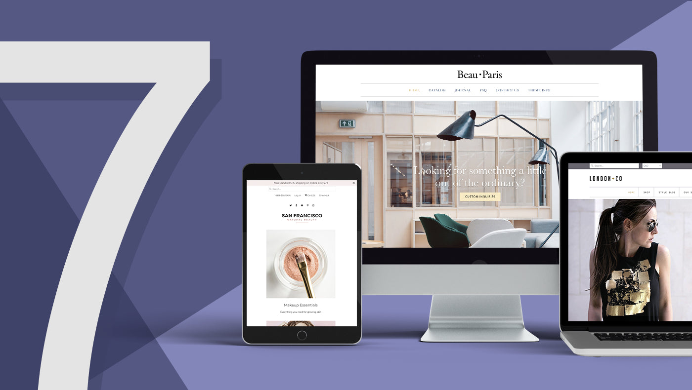 Responsive Shopify theme update