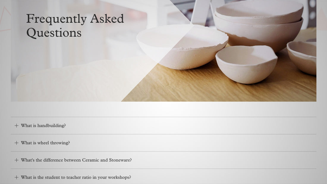 Shopify theme FAQ template