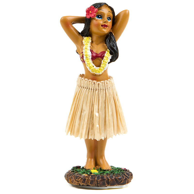 Hula Girl Posing Dashboard Doll – Thalia Surf Shop