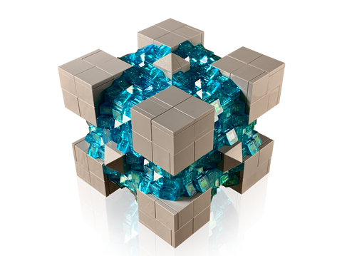 Lego gem cube