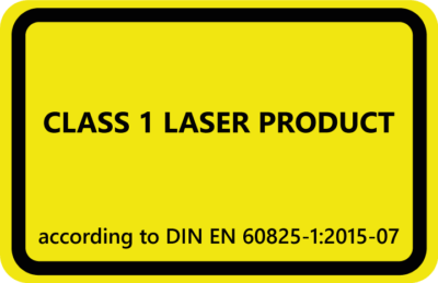 Safety instructions for lasers