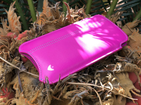 NueVue iPhone X Violet Rose Leather Case with 5 year warranty 