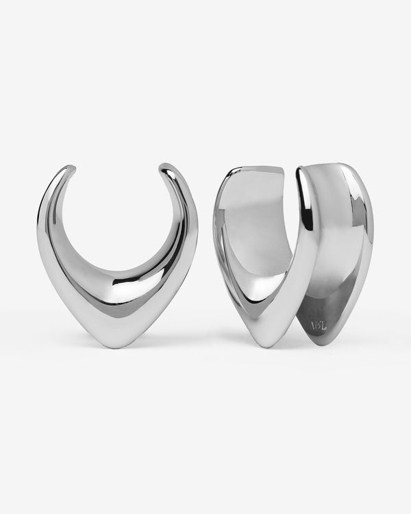 Colossal Ring Stacks in Stainless Steel in Silver - 6mm - Single Ring (No Bundle) - Stretched Ear Jewelry by Ask & Embla