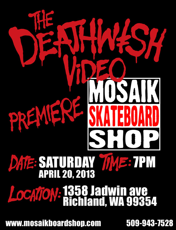 The Deathwish Video Flyer