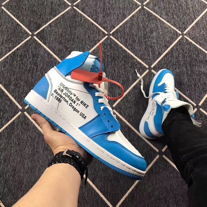 jordan 1 azul off white