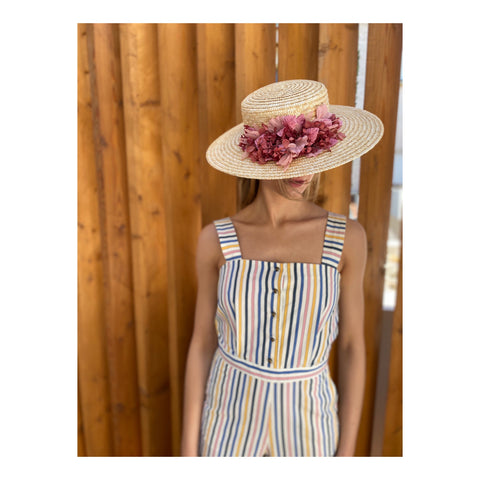 Rita Von Suzanne Cremony Pink Summer Hat