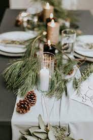 Table decoration for a Christmas wedding I Suzanne Ceremony