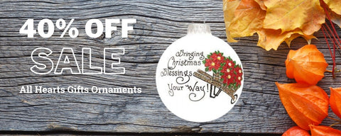 40% Off All Hearts Gifts Christmas Ornaments 