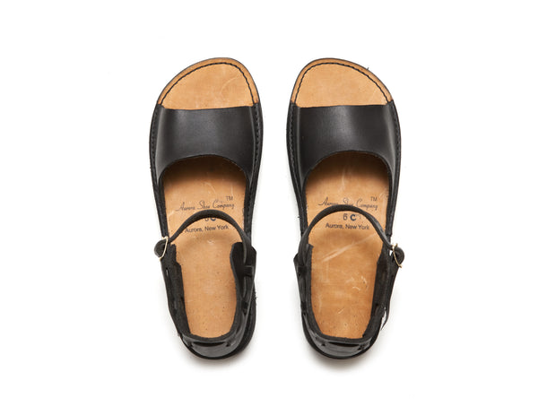 black mexican sandals