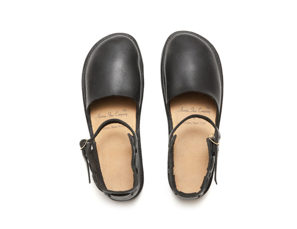 black flat mary janes