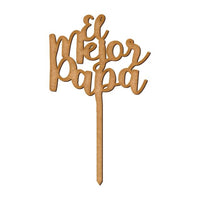 Cake Topper Para El Día Del Padre Personalizado - 20 Cm De Alto (6925) –  practicorte