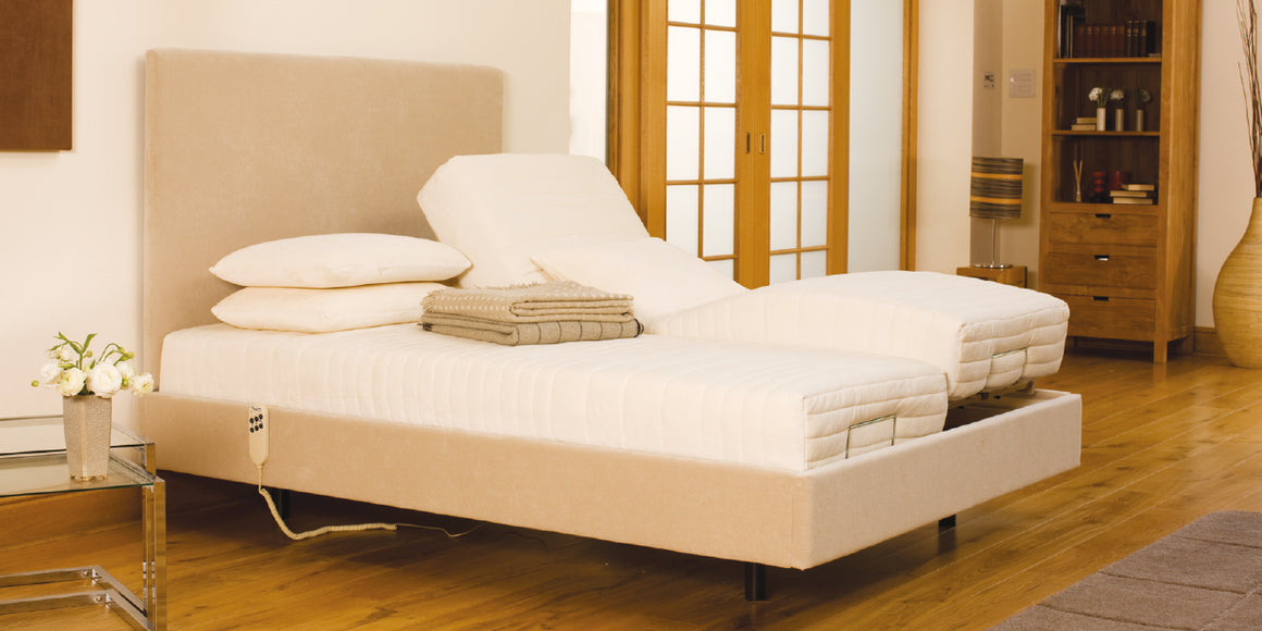 adjustable bed with memory foam mattress