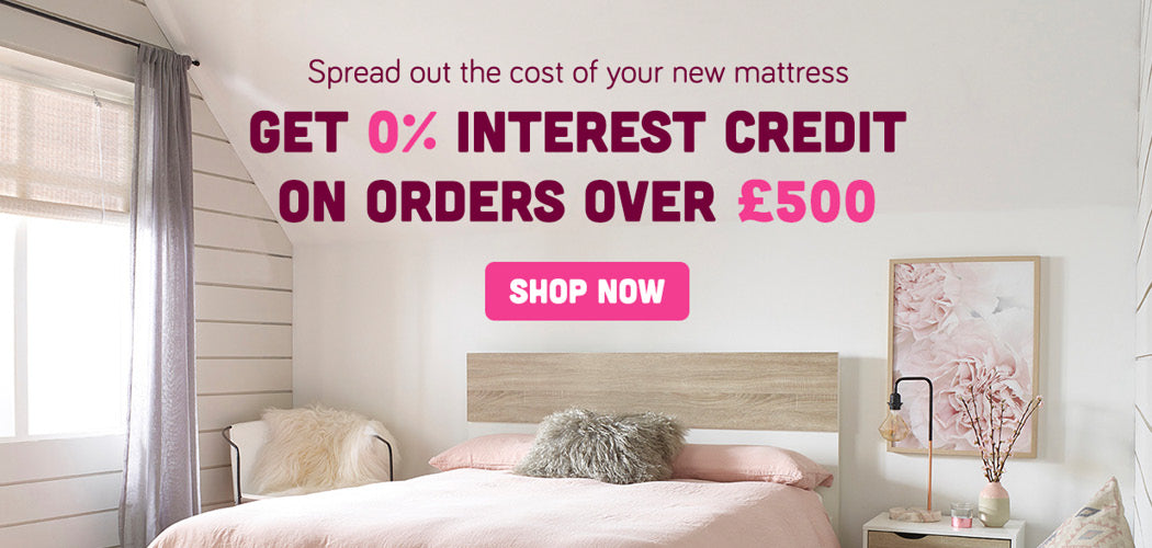 0% mattress finance banner