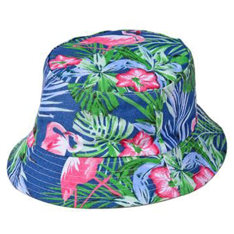 Flamingo Hippy Canvas Bucket Sun Hat – Festival Outlet UK