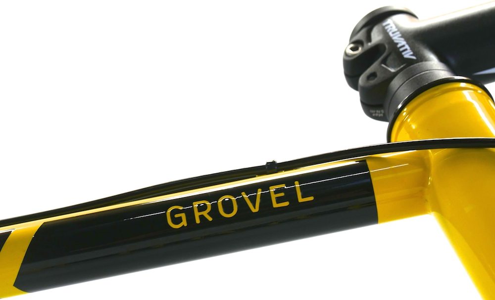 CURVE Grovel V2. Steel Adventure touring bike Graphic detail