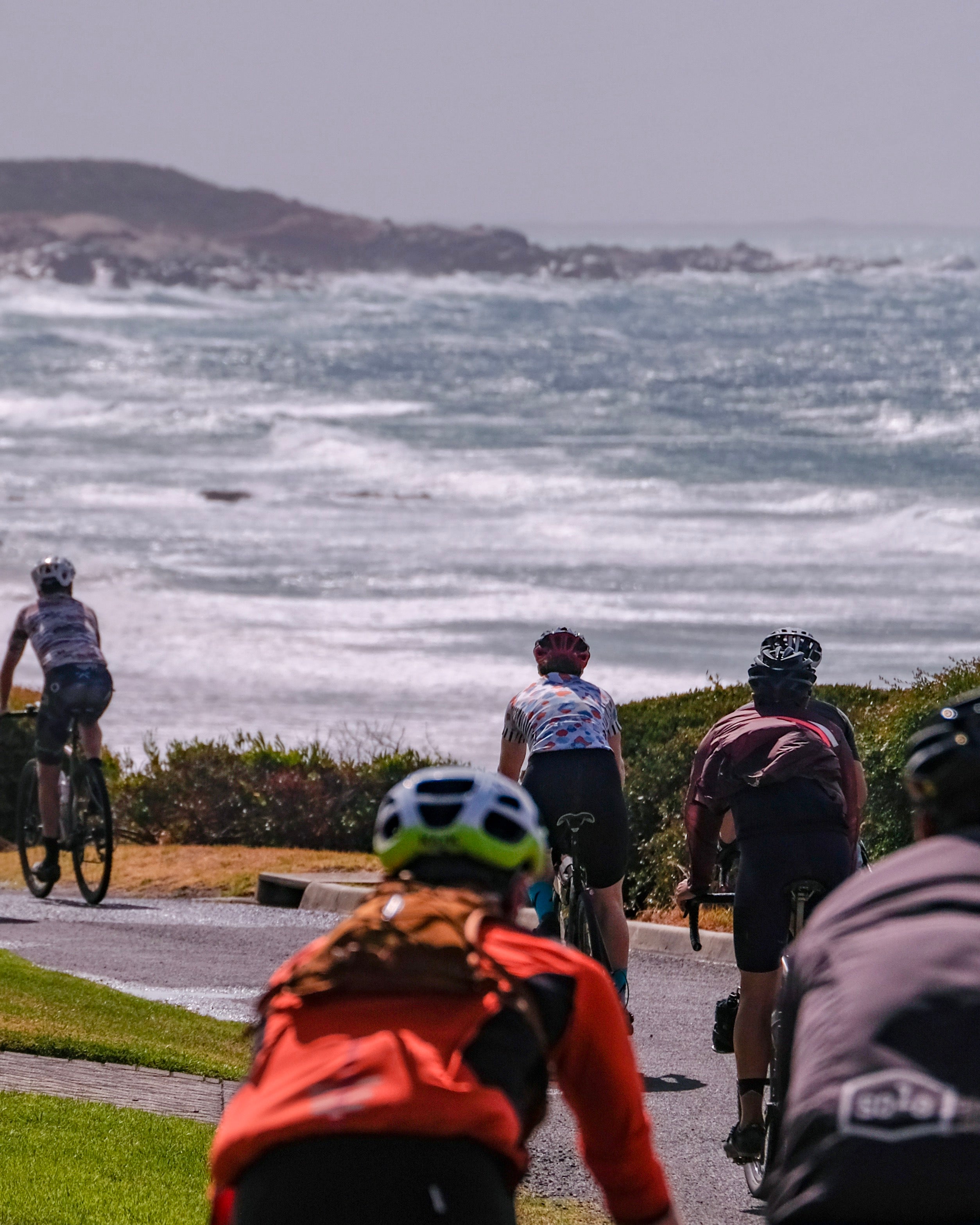 Bike Riding Ocean Road