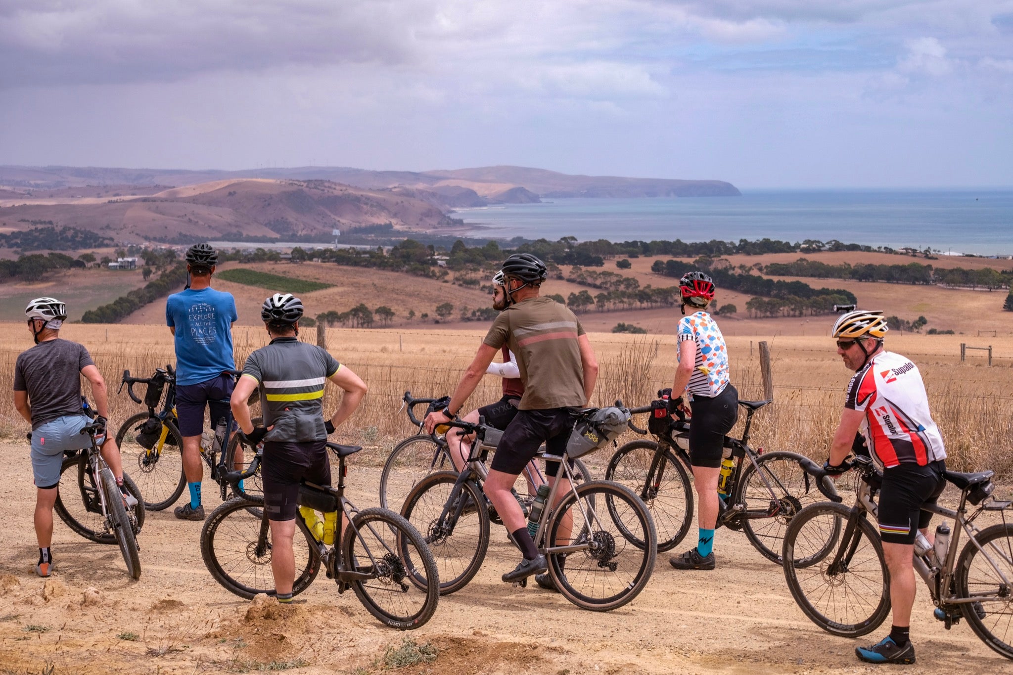 Cycling Taking in the View