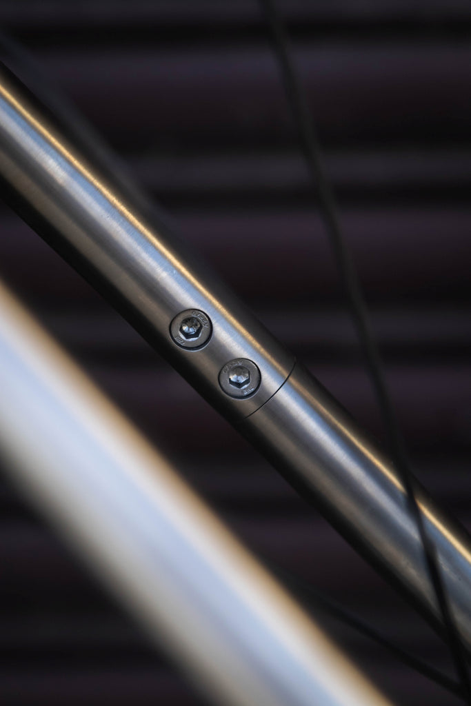 Titanium GMX+ Belt Drive Chainstay Split - Curve Cycling