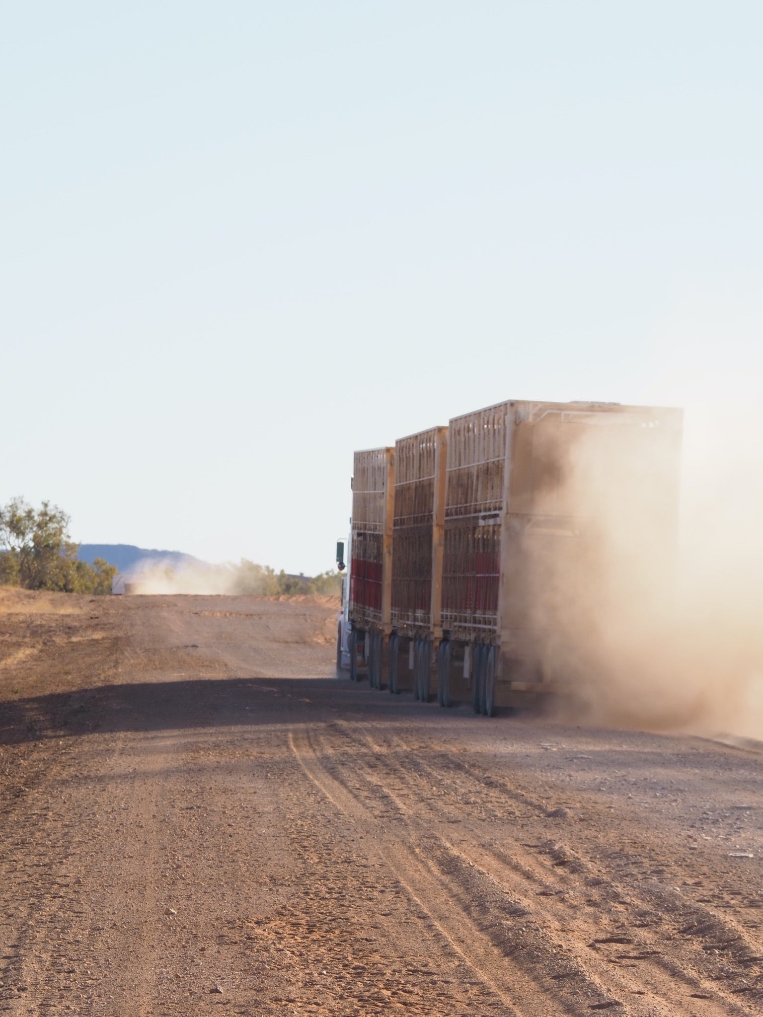 Road Train Dirt Road