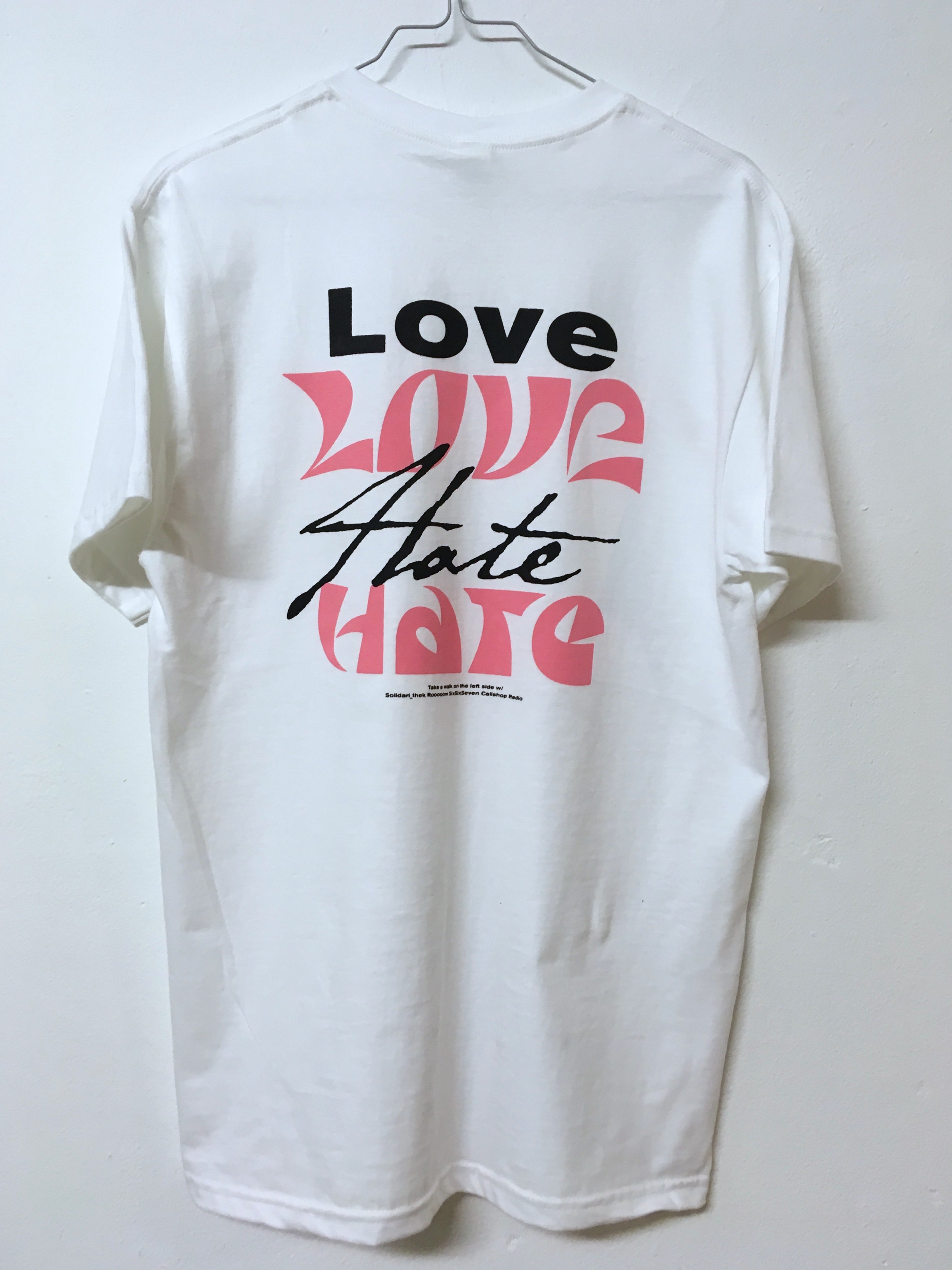 Silence Kills Love Love Hate Hate T Shirt Kurzarmlig Streetart Shop