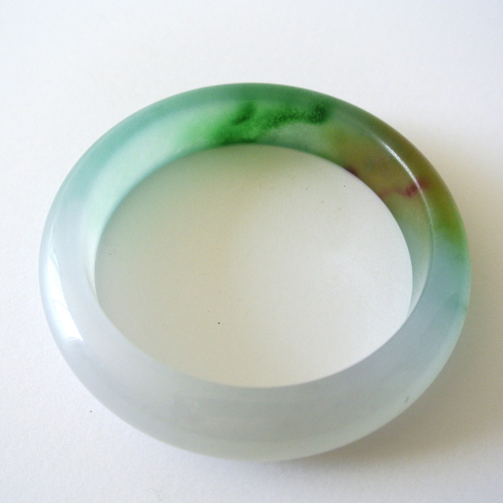 multi color jade bangle