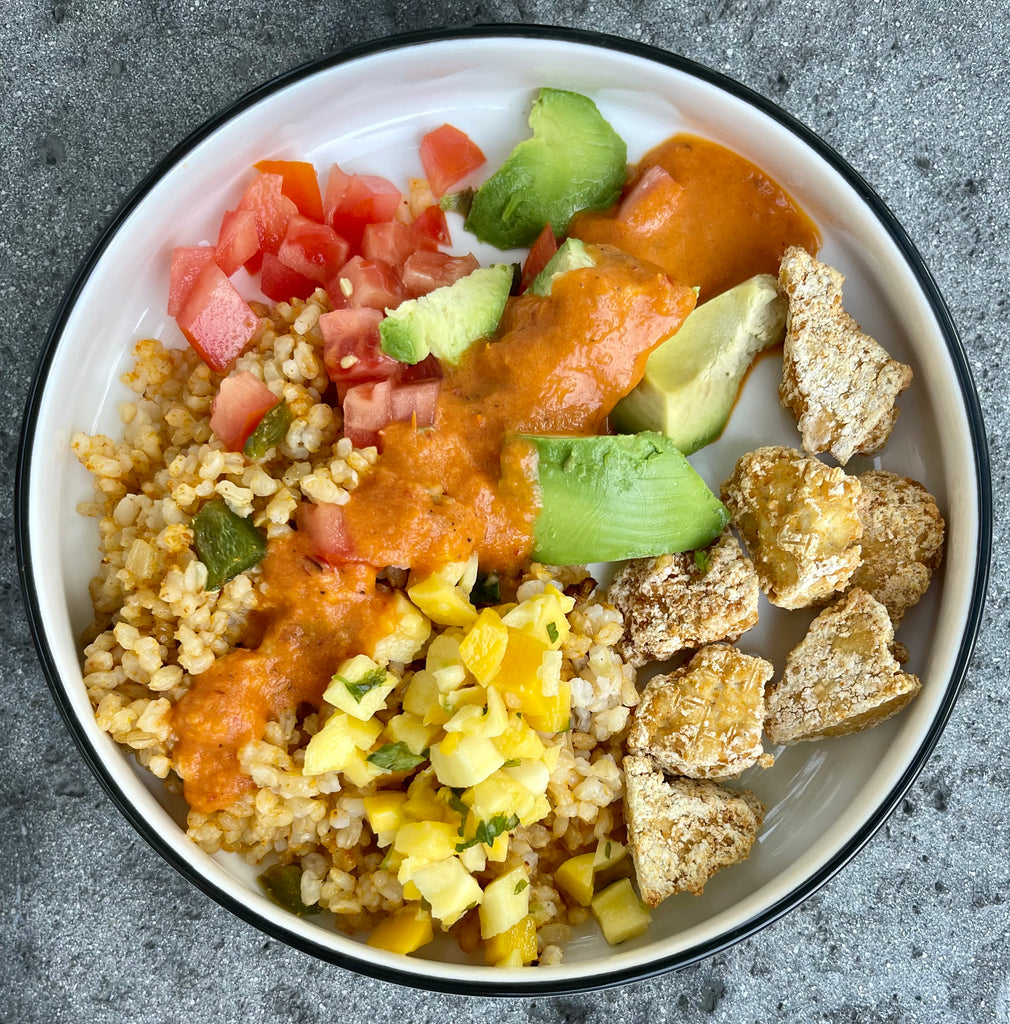 Oven: Baked, Spiced Tofu any Vegan Dish