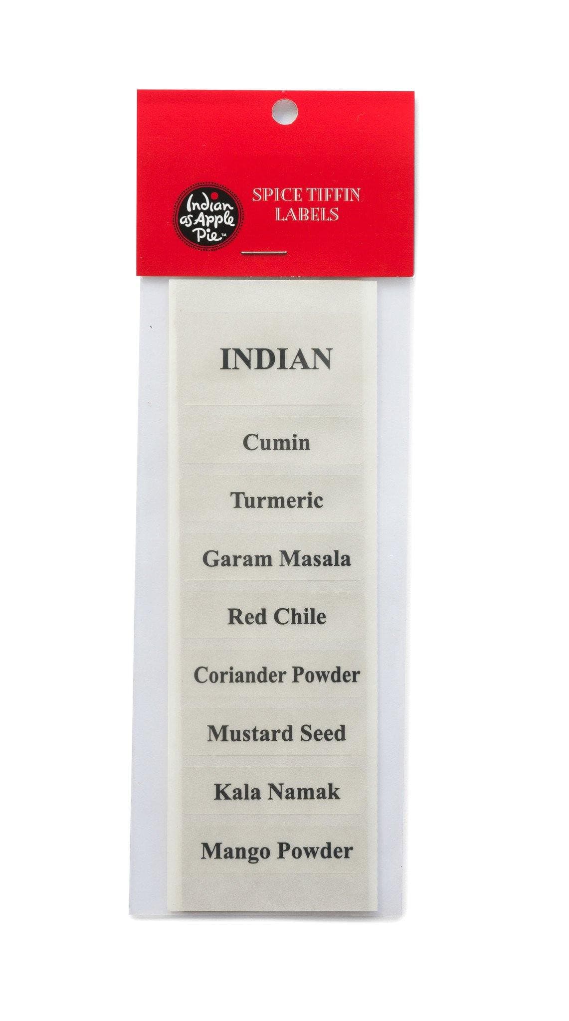 Spice Labels - Soup Spices - Indian As Apple Pie