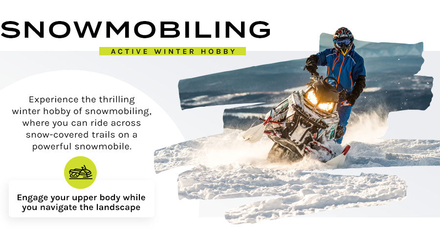 Active Winter Hobby snowmobiling