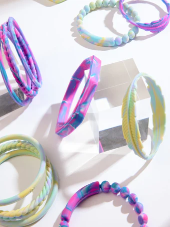 WOMEN'S TIE DYE ESSENTIAL BANGLES