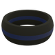 Men's Thin Blue Line Silicone Ring