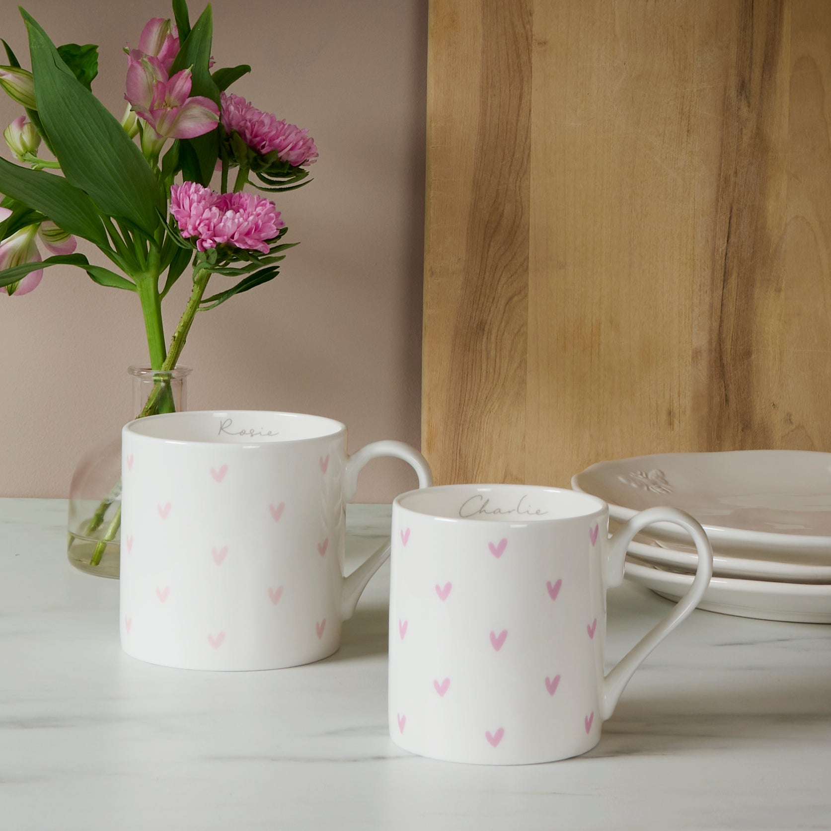 Sophie Allport Hearts Pink Mug