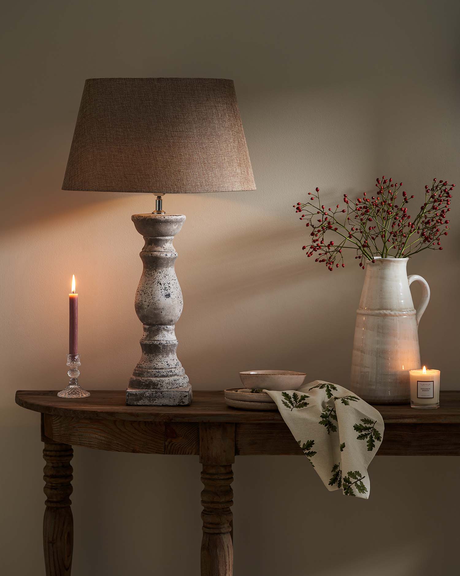 Stoneware Lamp