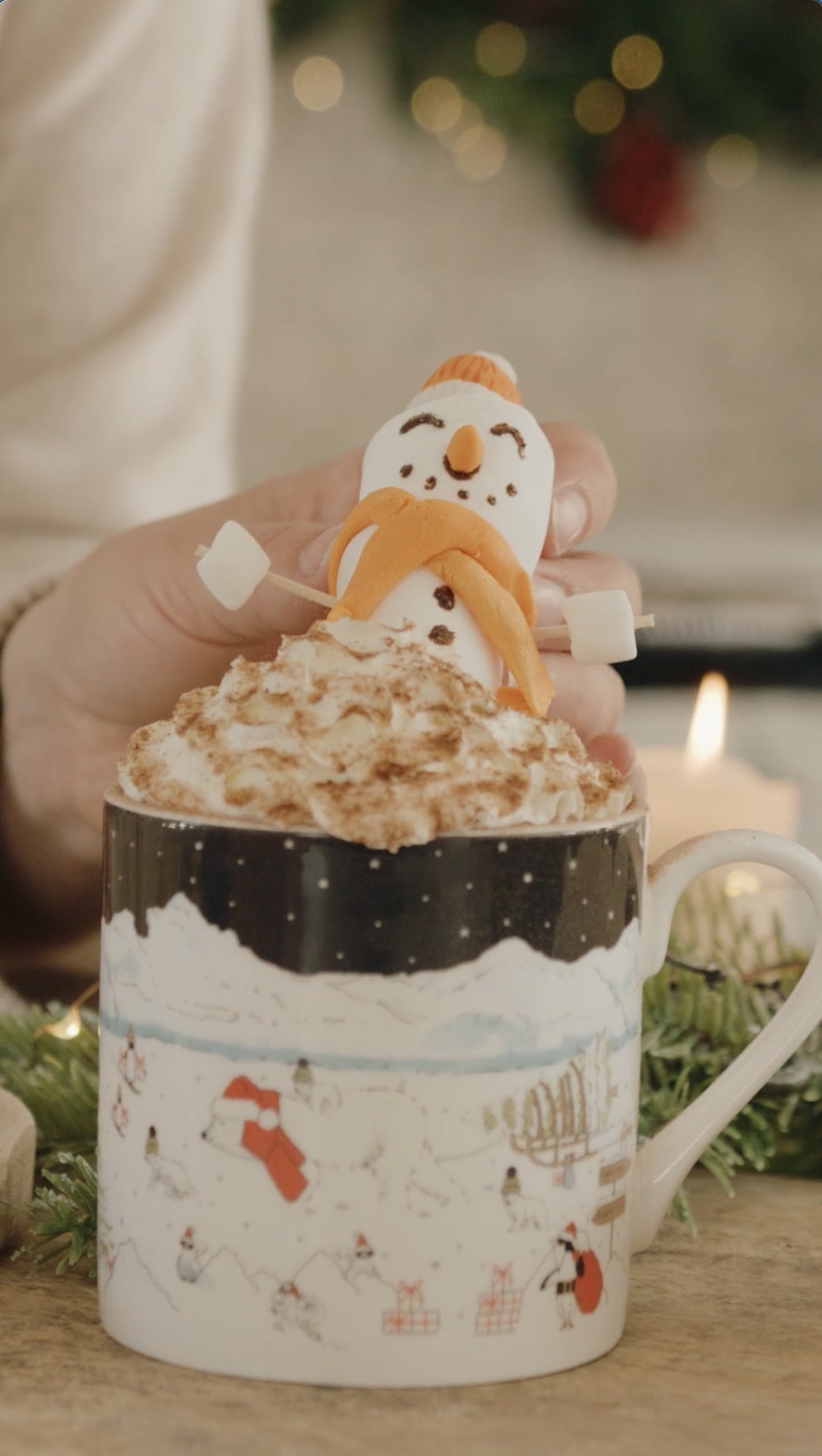 Marshmallow Snowman recipe from Sophie Allport 