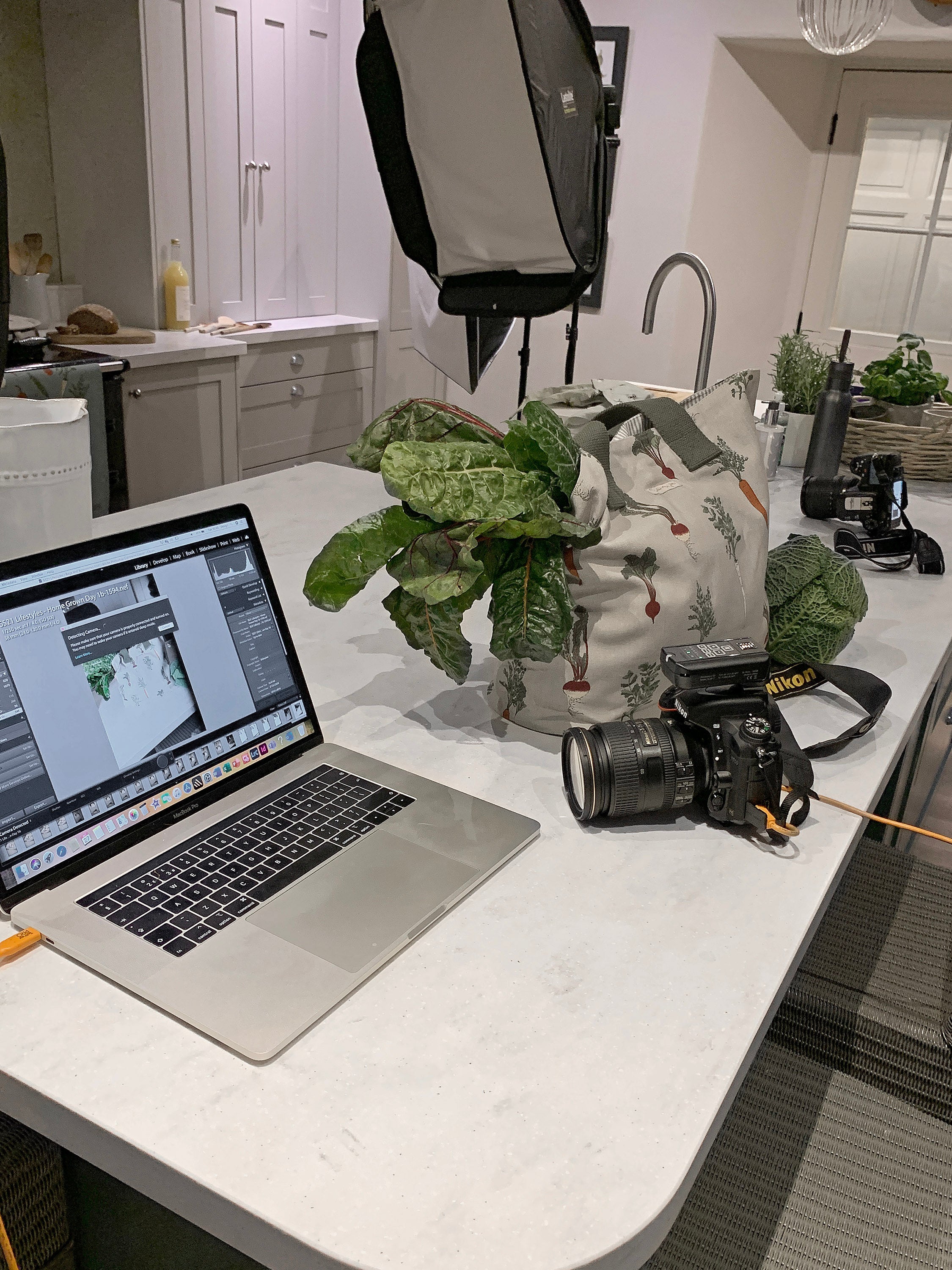 Behind The Scenes Of Our Home Grown Photoshoot