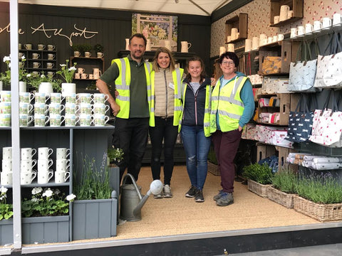 Finished stand at Chelsea Flower with the building team