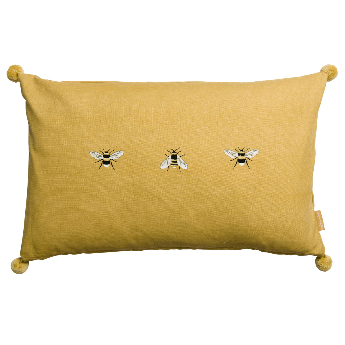 yellow bee cushion