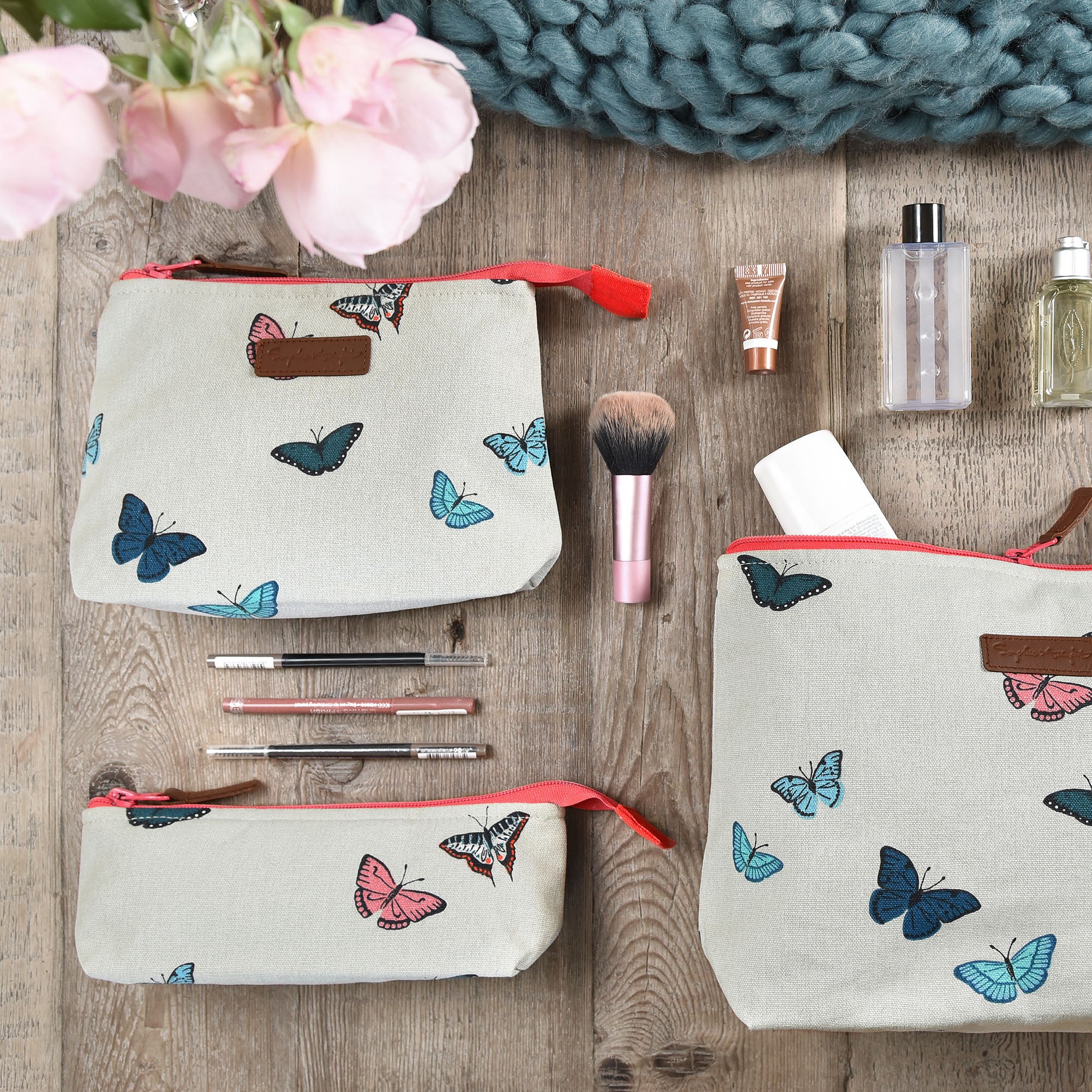 Flamingo Canvas Makeup Bag, Northlight Interiors