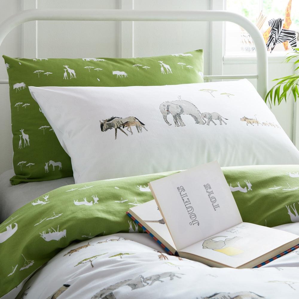 kids safari bedding